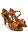 Happy Dancing Art. 130 Nodo – Sandali da Ballo Latino in Raso Bronzo - immagine 4