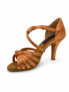 Happy Dancing Art. 130 Nodo – Sandali da Ballo Latino in Raso Bronzo - immagine 5