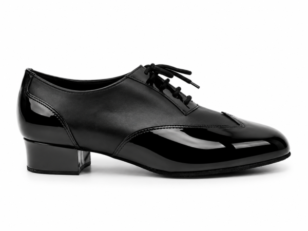 Art 640 – Scarpa Uomo Standard e Tango Argentino in Pelle e Vernice con Tacco 2 cm