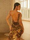 ZYM Dream – Abito da ballo donna – Leopardato caramello – Art. 26016 - immagine 6