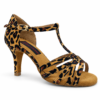 Happy Dancing Art. 1500 Leopard – Sandali da Ballo Latino con T-Bar