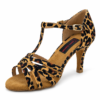 Happy Dancing Art. 1500 Leopard – Sandali da Ballo Latino con T-Bar - immagine 2
